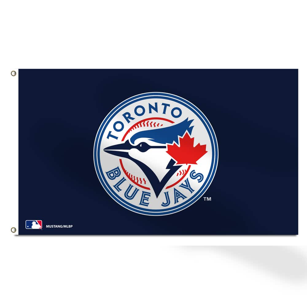 Toronto Blue Jays Team Flag For MLB Baseball Fans/Collectors, 3-ft x 5-ft