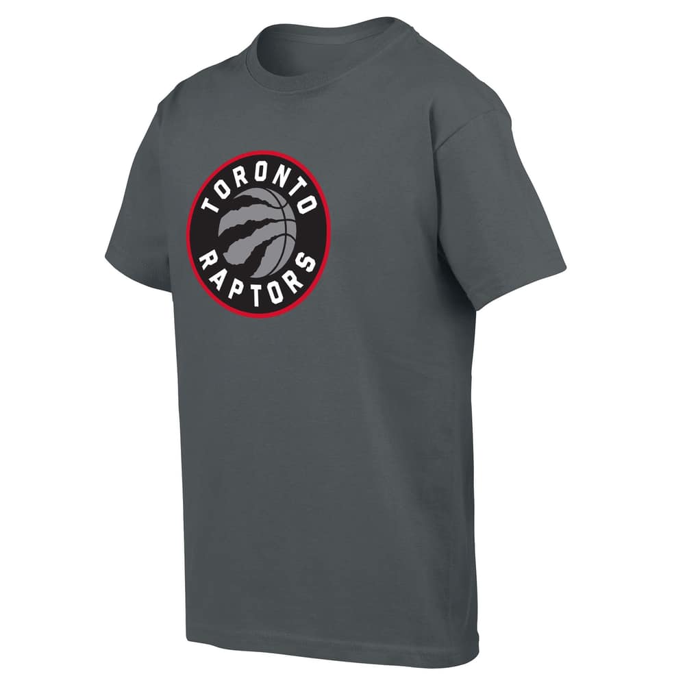 Youth Black Toronto Raptors Primary Logo T-Shirt