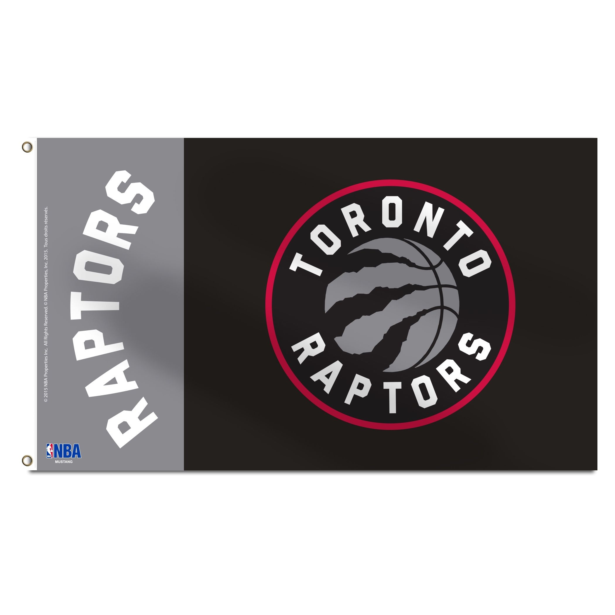 Toronto Raptors Flag, 3 x 5ft Canadian Tire