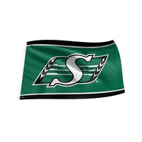 Drapeau d'équipe Roughriders de la Saskatchewan pour amateurs et collectionneurs de football de la LCF, 3 x 5 pi