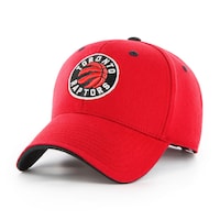 NBA Toronto Raptors Youth Kids' Adjustable Cotton Twill Baseball Cap/Hat, Red Front_Three_Fourths_Angled_Left