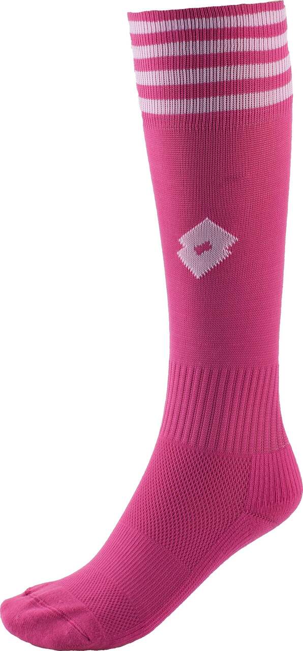 Lotto Kids' Striped Knee-High Over-The-Calf Soccer Socks, Pink, Assorted  Sizes