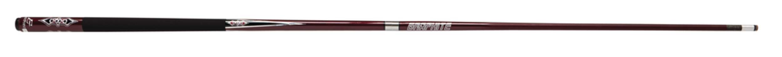 Queue de billard en graphite 2 pièces EastPoint avec prise en microfibre et embout vissable, 58 po Side_Right