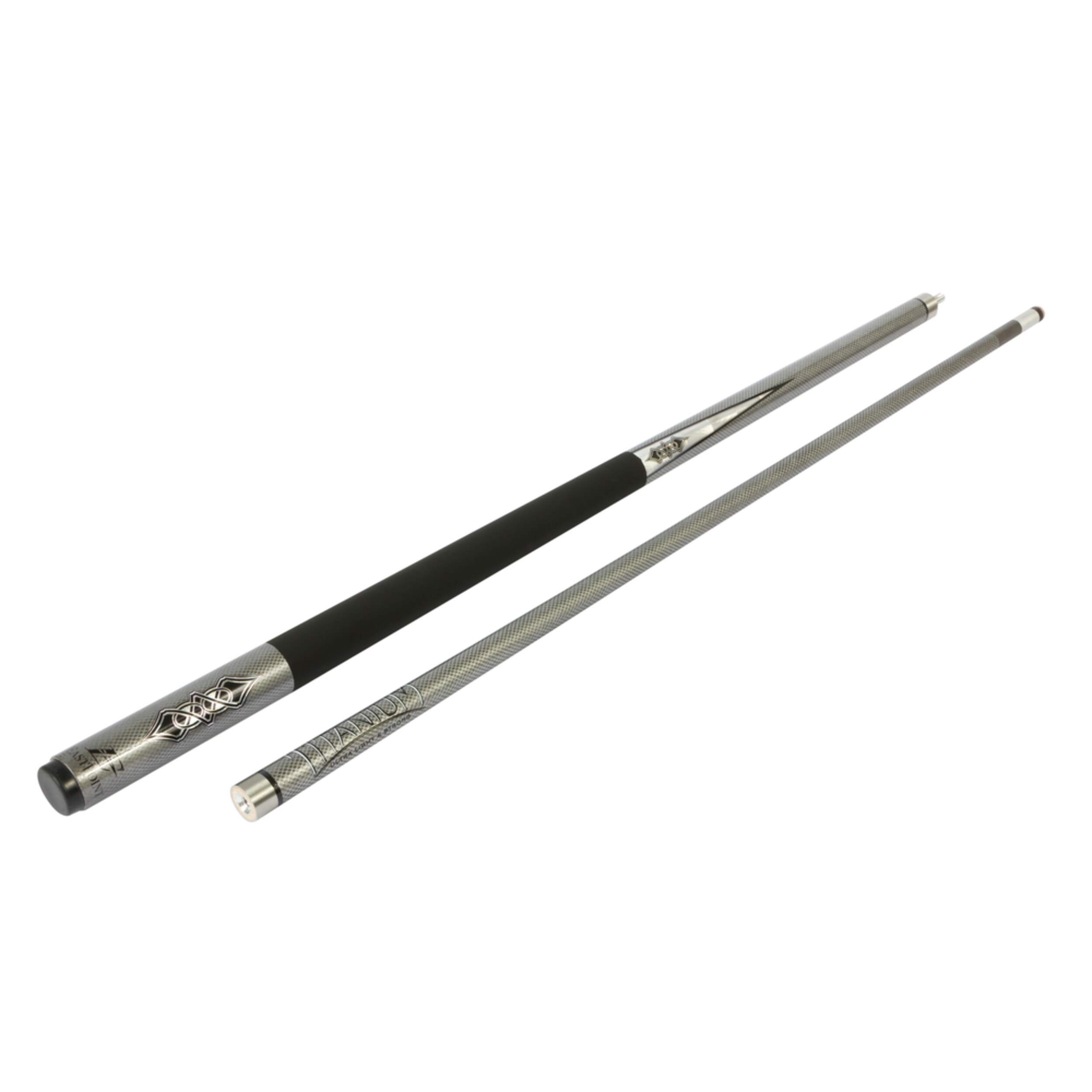 EastPoint Sports Titanium 2-Piece Billiard/Pool Cue w/ Microfibre Grip & Screw-On Tip, 58-in Composite_or_Mixed