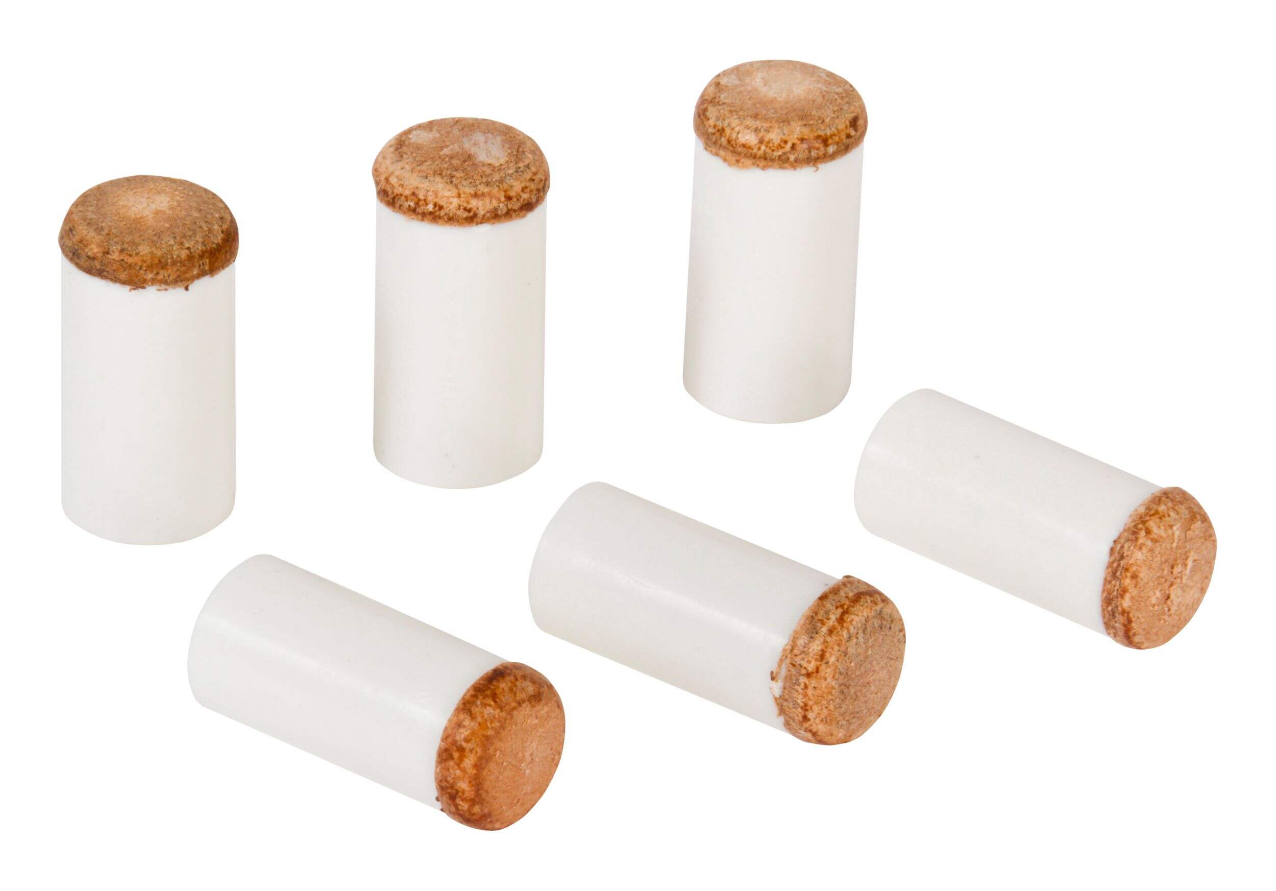 Viroles et embouts en cuir à pression pour queue de billard EastPoint, 12 mm, paq. 6 Composite_or_Mixed