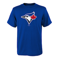 MLB Toronto Blue Jays Youth Kids'  Short Sleeve T-Shirt, Blue, Assorted Sizes Front_Flat
