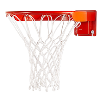 Spalding On-Court Standard Basketball Net, White Front_Three_Fourths_Angled_Left