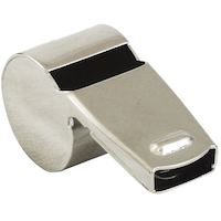 Sifflet et cordon pour arbitre/entraîneur de sports en métal Spalding pour le basketball, le soccer et le football Front_Three_Fourths_Angled_Right