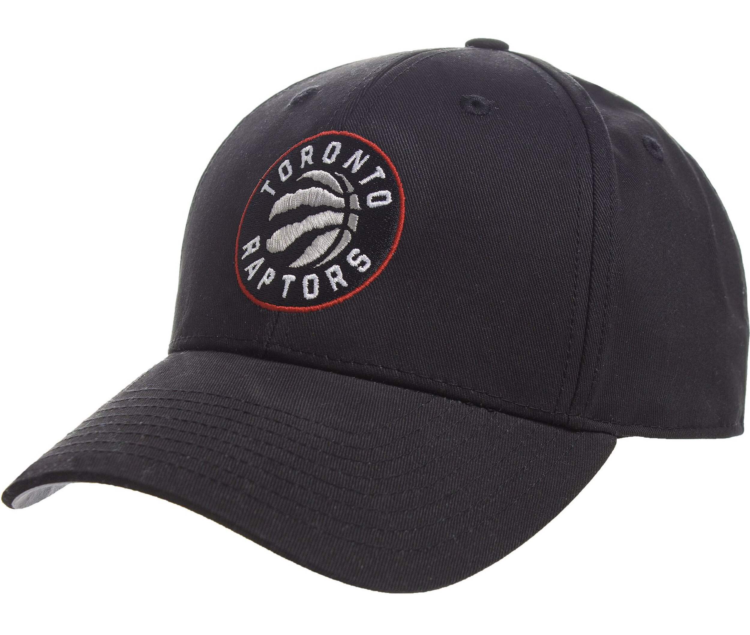 NBA Toronto Raptors Baseball Cap/Hat, Men's/Women's Unisex, Cotton, Black Front_Angled_Left