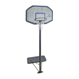 Panneau, panier et filet de basketball portatif réglable Matrix, 44 po Front_Angled_Right