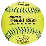 Worth SPO Hot Dot Softball, 11-in Front_Elevated