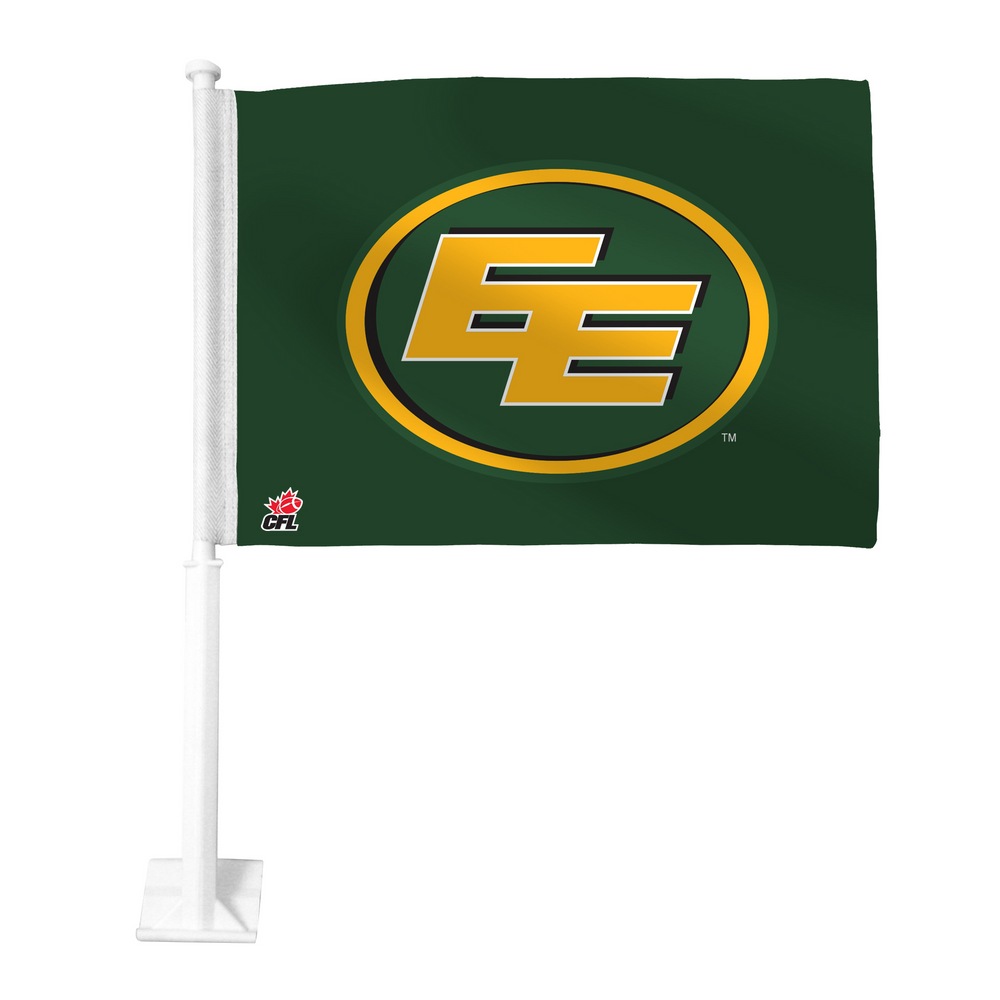 Edmonton Elks Car Flag w/ 19in Mounting Pole For CFL Football Fans