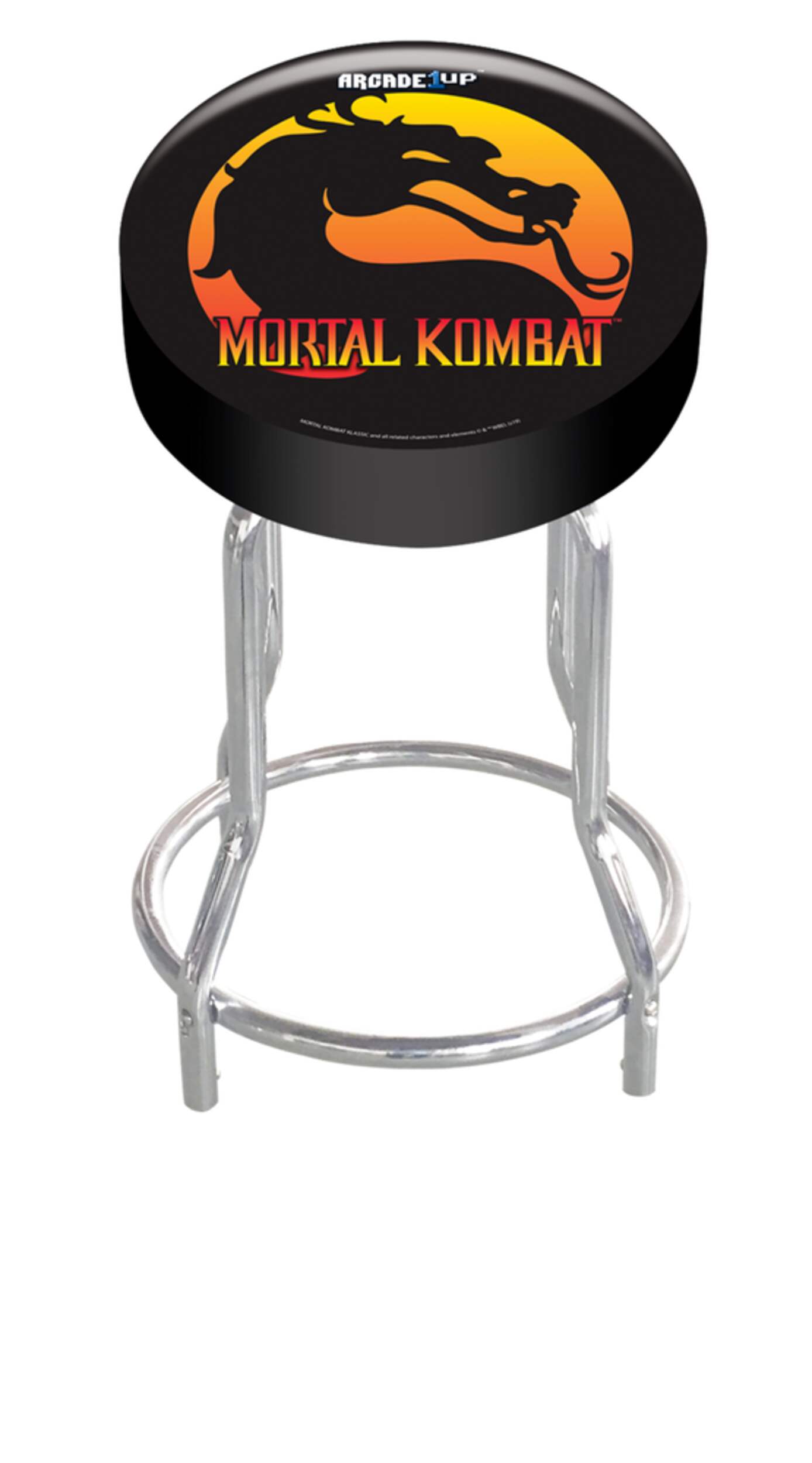 Arcade 1Up Adjustable Stool Mortal Kombat 2 Front_Elevated