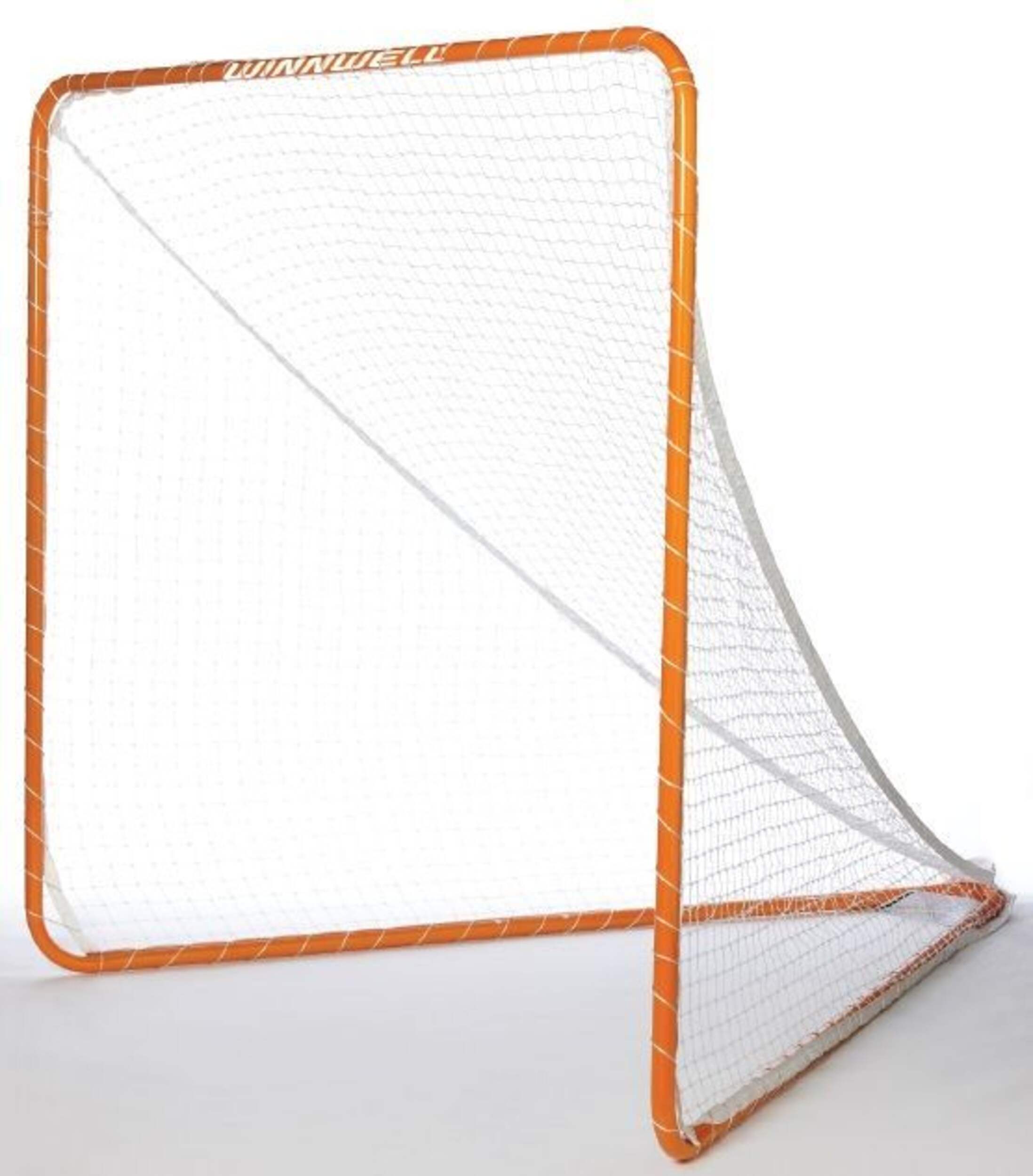 But de Lacrosse en acier WinnWell avec filet, 6 x 6 pi Front_Three_Fourths_Angled_Left