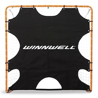 WinnWell Lacrosse 8-Hole Shooting Target Net Training Aid, 4-ft x 4-ft Front_Flat