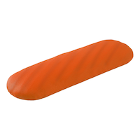 Goldline Airway Snap-Fit Curling Broom Replacement Pad, Assorted Colours Front_Angled_Left