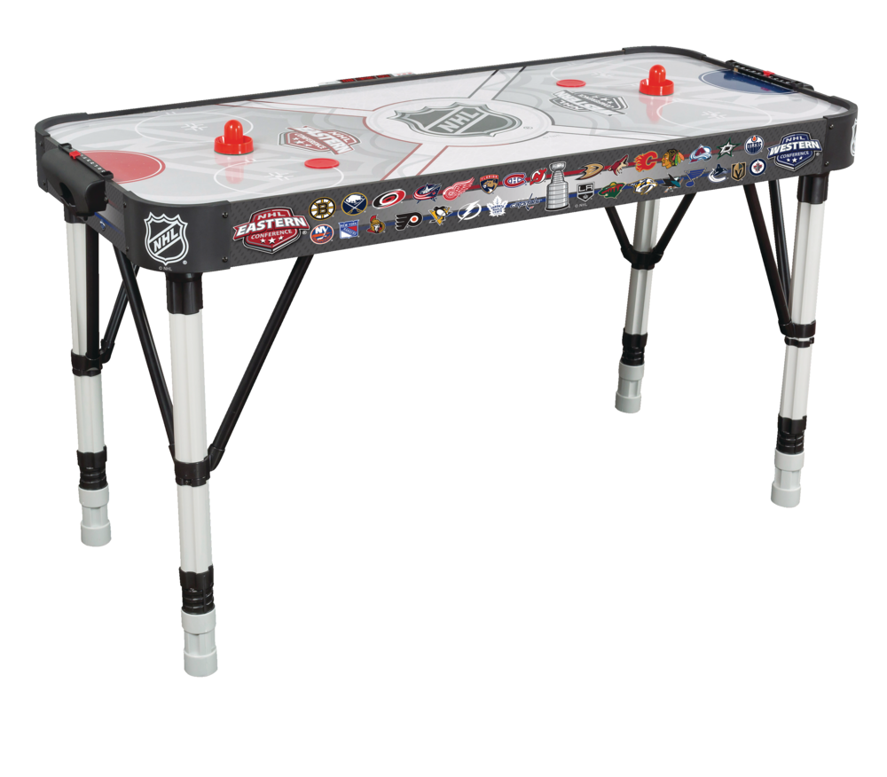 NHL Adjust Store Hover Air Hockey Game Table W Electronic Scoreboard 