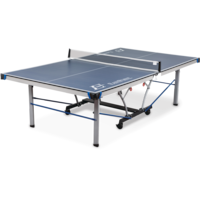 EastPoint 3200 Foldable Table Tennis/Ping Pong Table w/ Net & Corner Cap Ball Storage Front_Three_Fourths_Angled_Left
