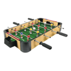Snap 'N' Play 2-Player Table Top Foosball Soccer Game, Wood Finish