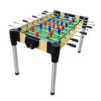 Ambassador Foosball Soccer Game Table, Wood Finish, 48-in Front_Three_Fourths_Angled_Left