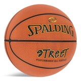 Spalding Street Performance All Surface Outdoor Rubber Basketball, Official Size 7 (29.5-in), Orange Front_Three_Fourths_Angled_Right