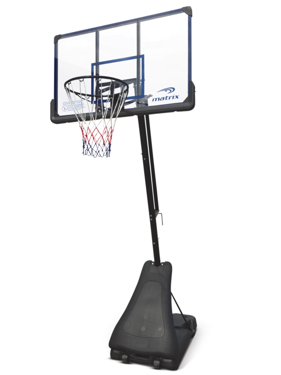 Matrix Portable Adjustable Basketball Backboard Hoop Net System w Breakaway Rim 54 in Canadian Tire