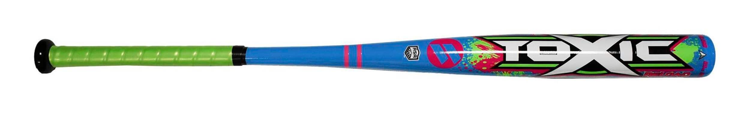 Worth Toxic Softball Bat, 34-in, 26-oz Front_Flat