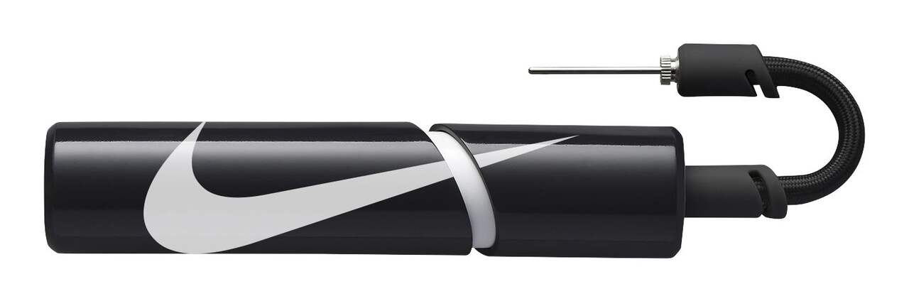 Pompe à ballon de sport Nike Essential avec aiguille de gonflage,  noir/blanc