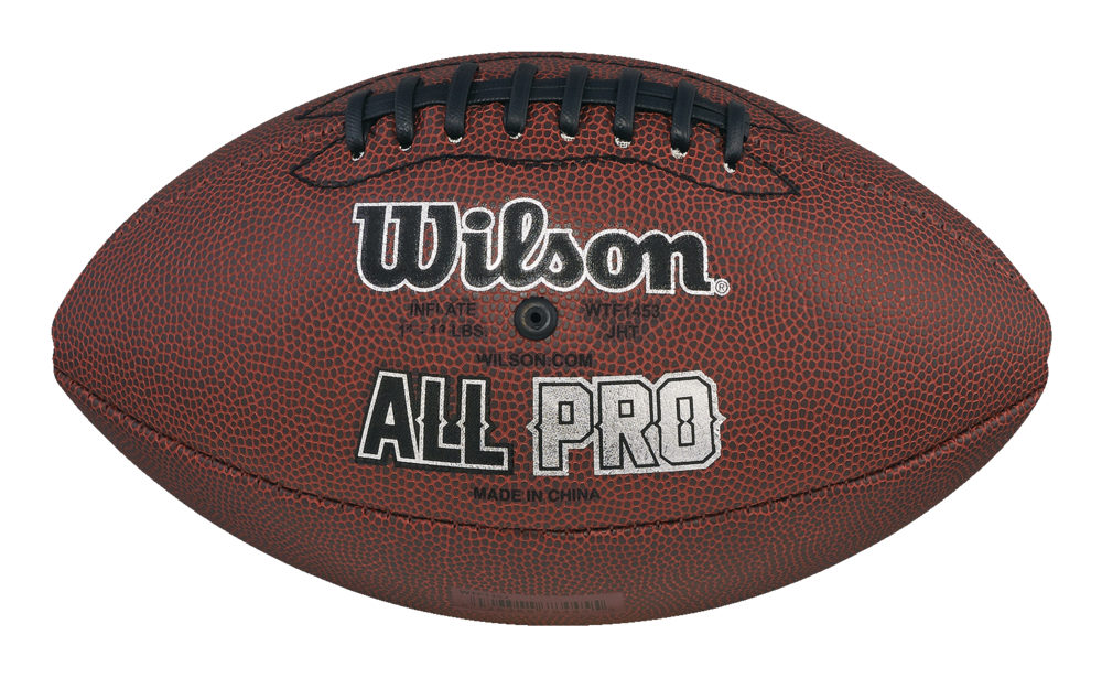Wilson NFL All Pro Official Size Composite Leather Football, Brown