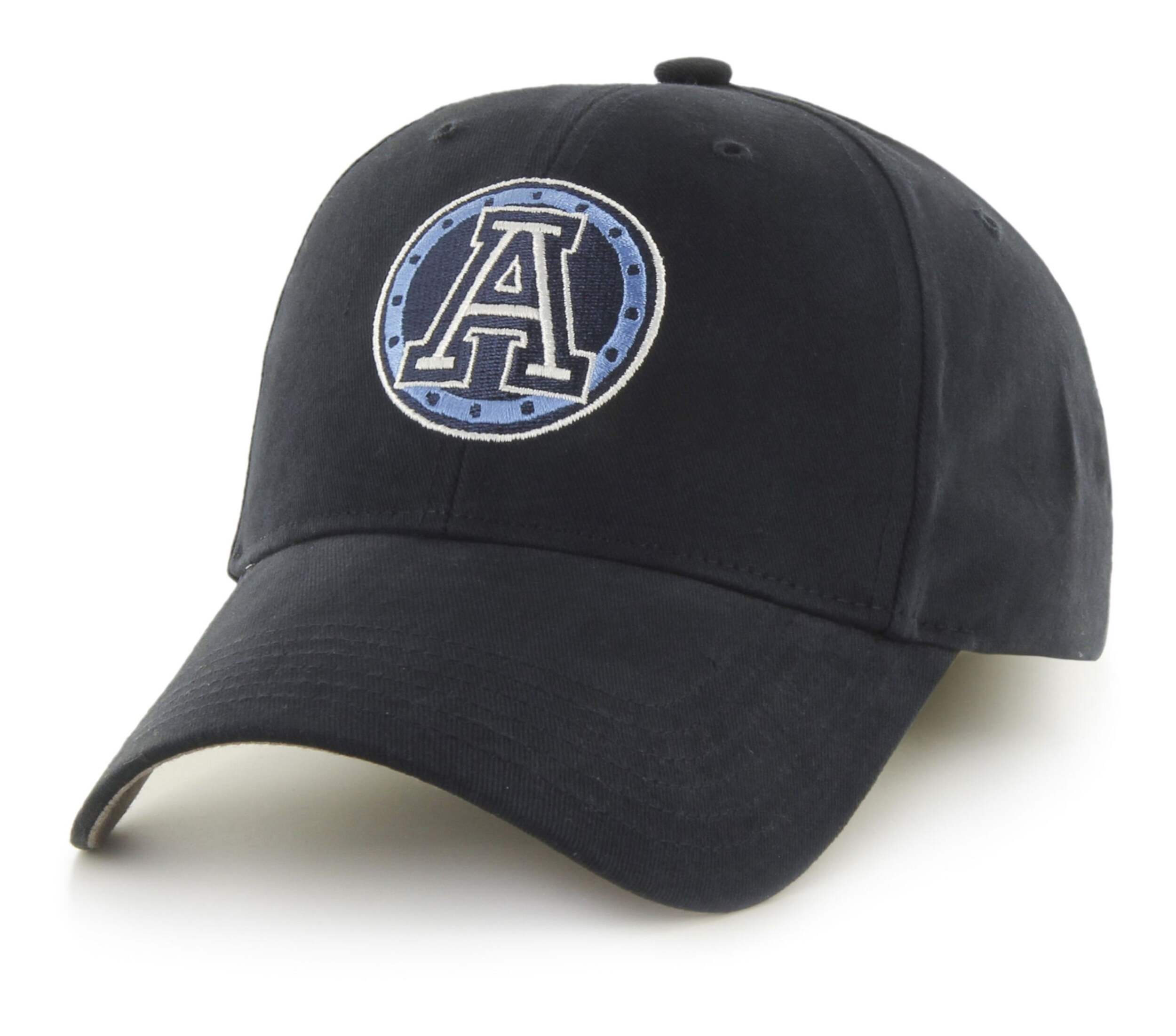 CFL Toronto Argonauts Men's Basic Cotton Adjustable Baseball Cap/Hat, Front_Angled_Left