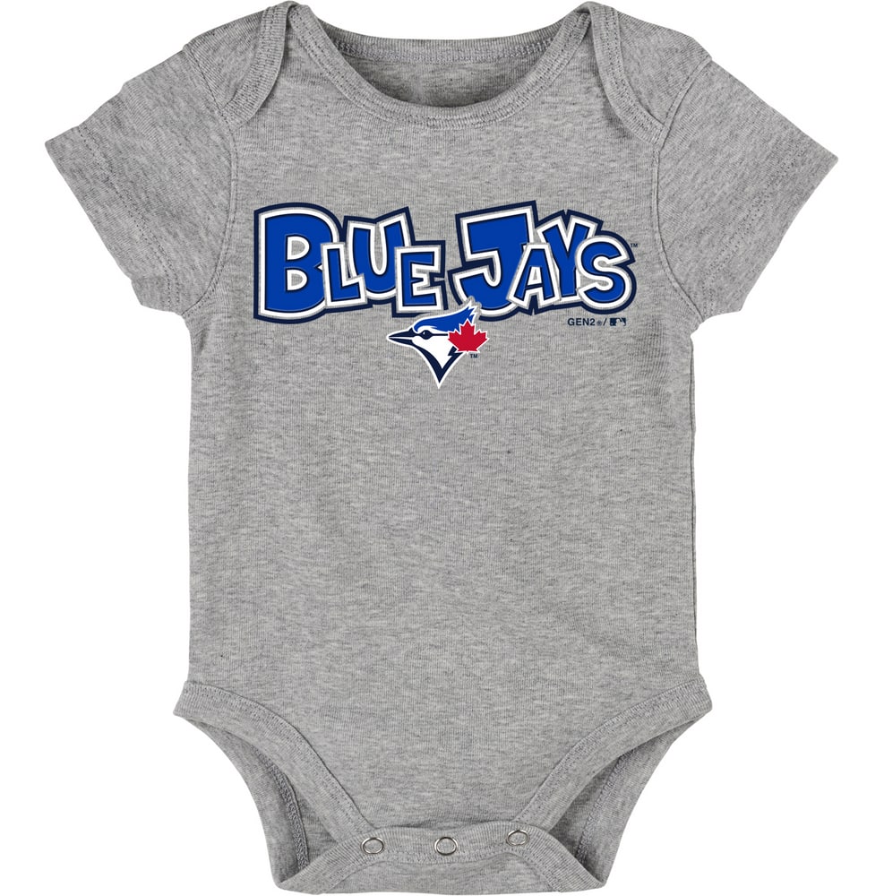 Snugabye Blue Jays Baby Onesie Bodysuit With Custom Name (0-3 Months, Grey)  : : Clothing, Shoes & Accessories