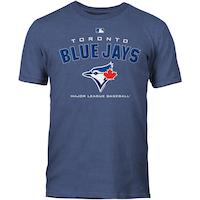 MLB Toronto Blue Jays Men's/Women's Unisex Tri-Blend Short Sleeve T-Shirt, Blue, Assorted Sizes Front_Flat