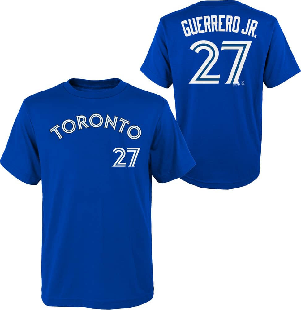 Official Vladimir Guerrero Jr. Toronto Blue Jays Jersey, Vladimir Guerrero  Jr. Shirts, Blue Jays Apparel, Vladimir Guerrero Jr. Gear