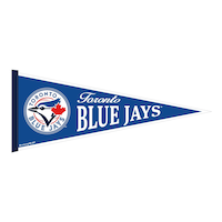 Toronto Blue Jays Team Pennant For MLB Baseball Fans/Collectors, 12-in x 30-in Front_Flat