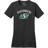 CFL Saskatchewan Roughriders Women's Short Sleeve Cotton T-Shirt w/ Logo, Assorted Sizes