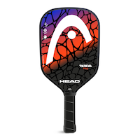 Raquette de pickleball en composite HEAD Radical Pro avec prise souple, approuvée par l’USAPA, noir/rouge Front_Flat