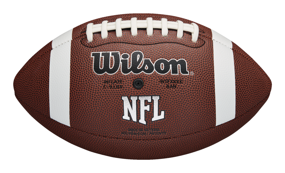 Wilson NFL Big W Kids' Junior Size Composite Leather Football, Brown