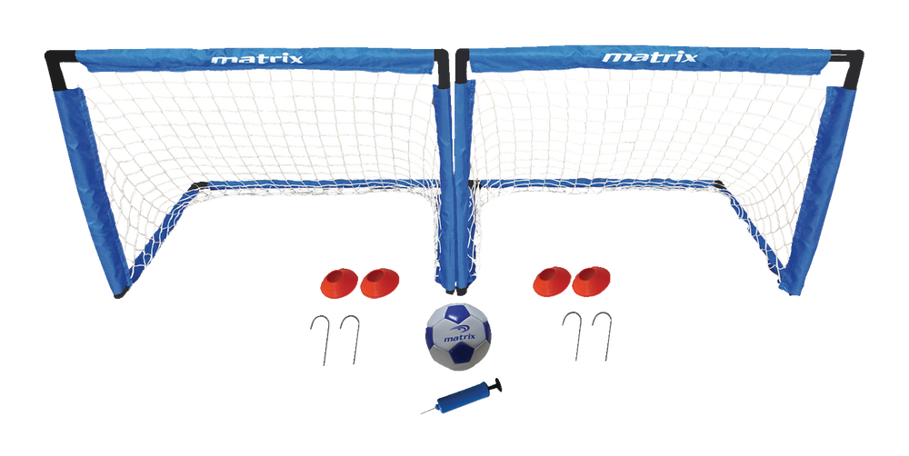 Matrix Deluxe Mini Soccer Goal Net Set w/ Ball  Cones/Field Markers, 7-pc  Canadian Tire