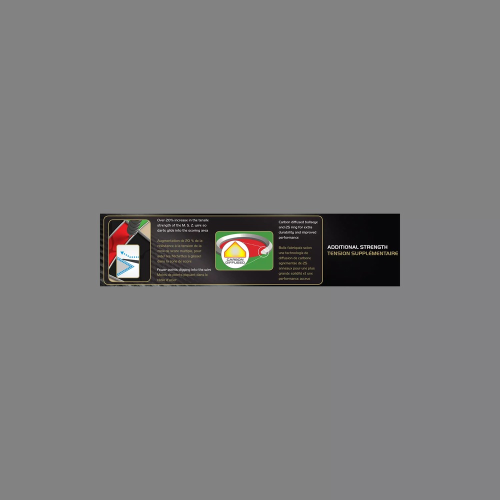 Nodor SupaMatch 3 Premium Sisal Bristle Dartboard w/ Staple-Free System ...