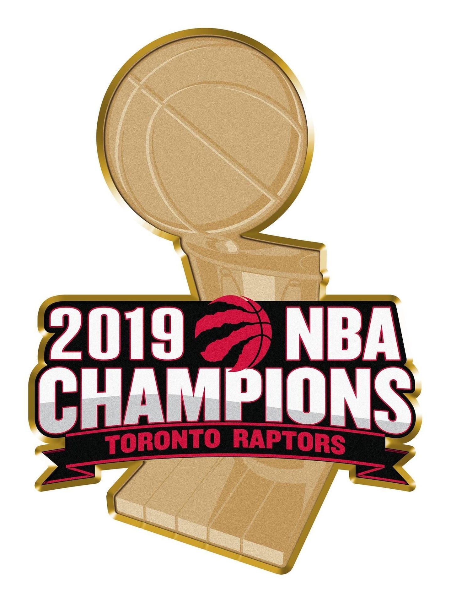 Toronto Raptors 2019 NBA Finals Champions Lapel Pin
