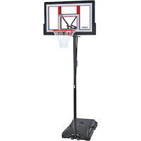 Panneau, panier et filet de basketball portatif réglable Lifetime, 50 po Front_Angled_Left