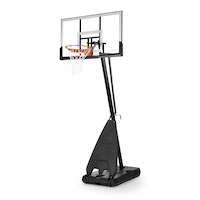 Spalding Hercules Polycarbonate Portable Basketball System, 54-in Front_Three_Fourths_Angled_Left