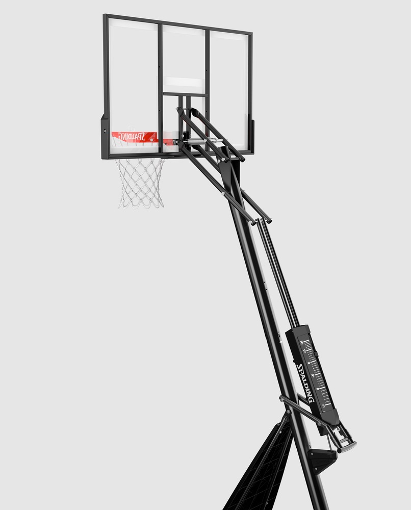 Spalding Rapidlock Portable Adjustable Basketball Backboard, Hoop & Net