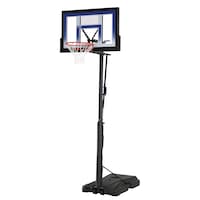 Panneau, panier et filet de basketball portatif réglable Lifetime, 48 po Front_Three_Fourths_Angled_Left