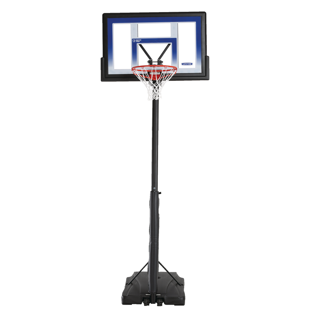 Lifetime Portable Adjustable Basketball Backboard, Hoop & Net System