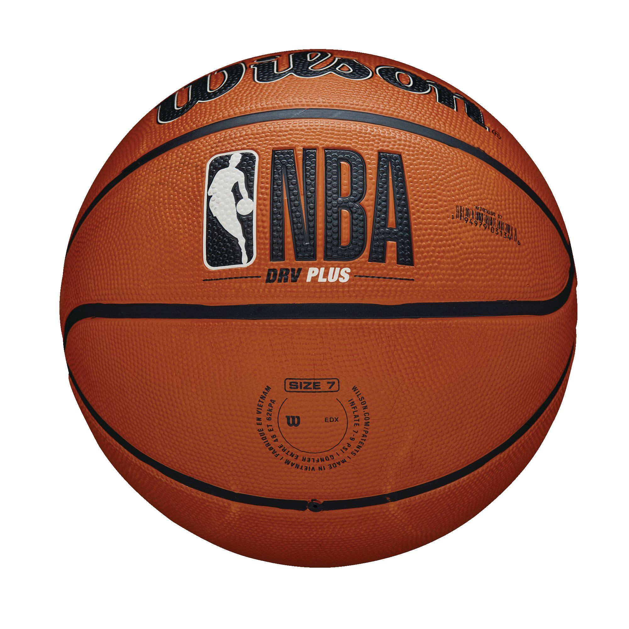 Wilson NBA DRV Plus Outdoor Rubber Basketball, Official Size 7