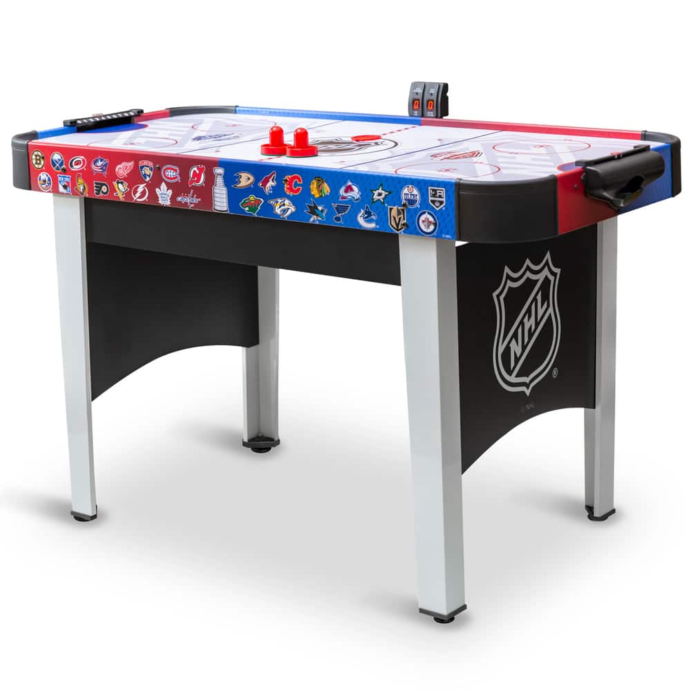 NHL Rush Hover Air Hockey Game Table w/ Electronic Scoreboard, Pucks and Pushers, 48-in Canadian Tire