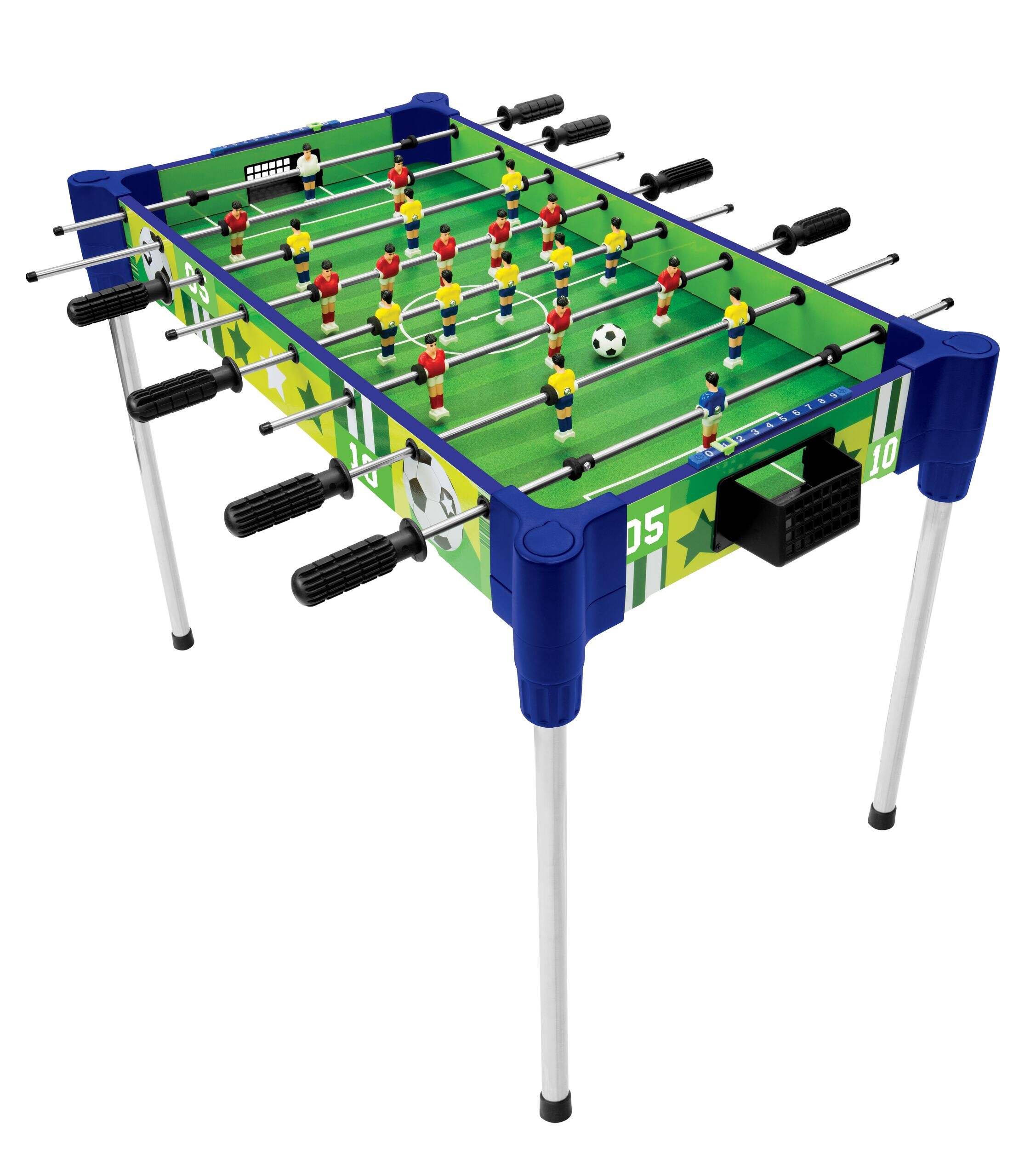 Ambassador Next Generation Table/Table Top Foosball Soccer Game Table w/ Removable Legs 32-in Front_Three_Fourths_Angled_Right