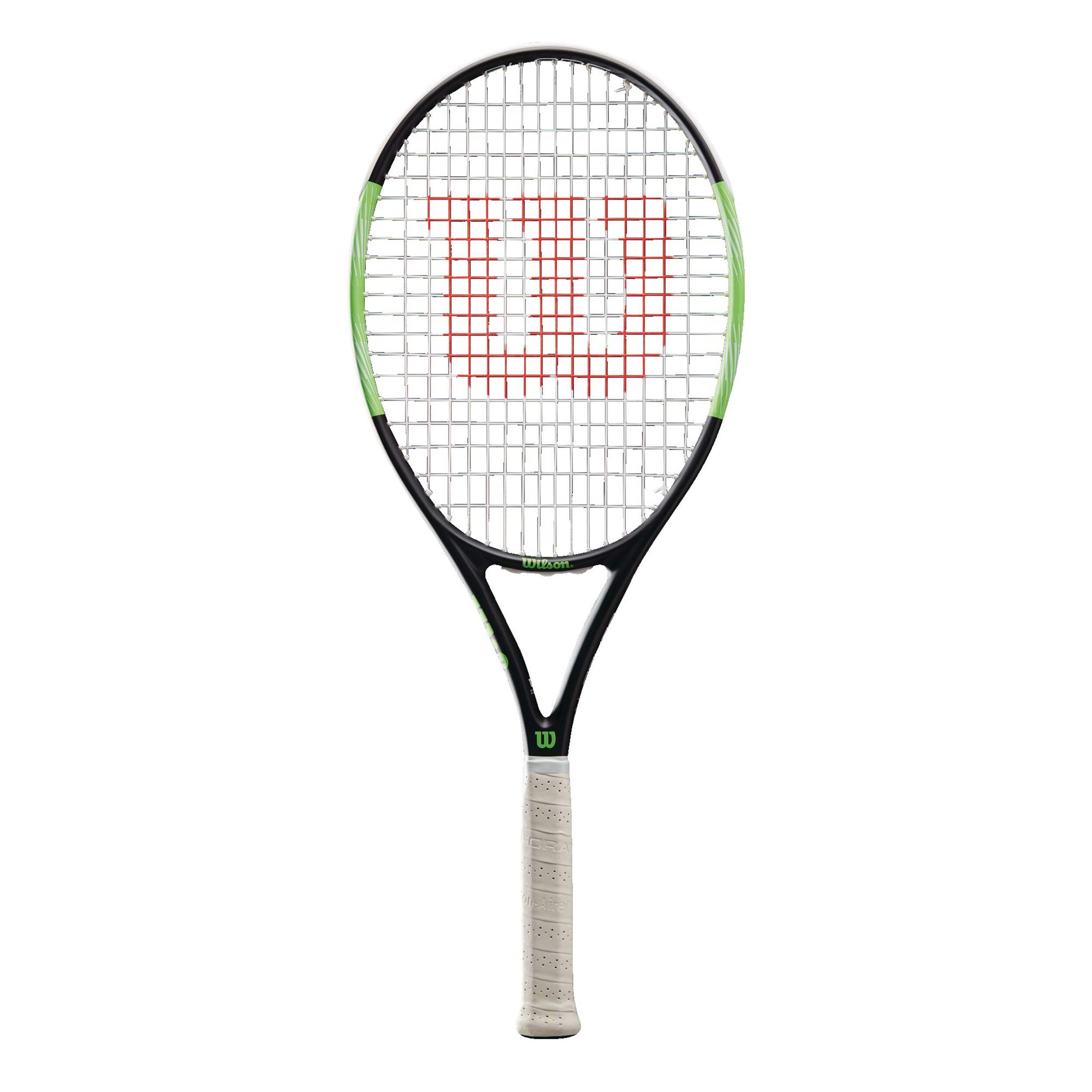 Raquette de tennis en composite Wilson Blade Elite RXT, adultes, tête large, noir/vert Front_Flat