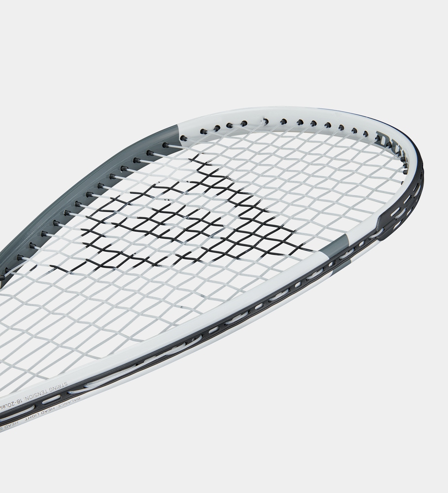 Dunlop Blaze Pro 5.0 Alloy Squash Racquet/Racket w/ Soft Grip, White